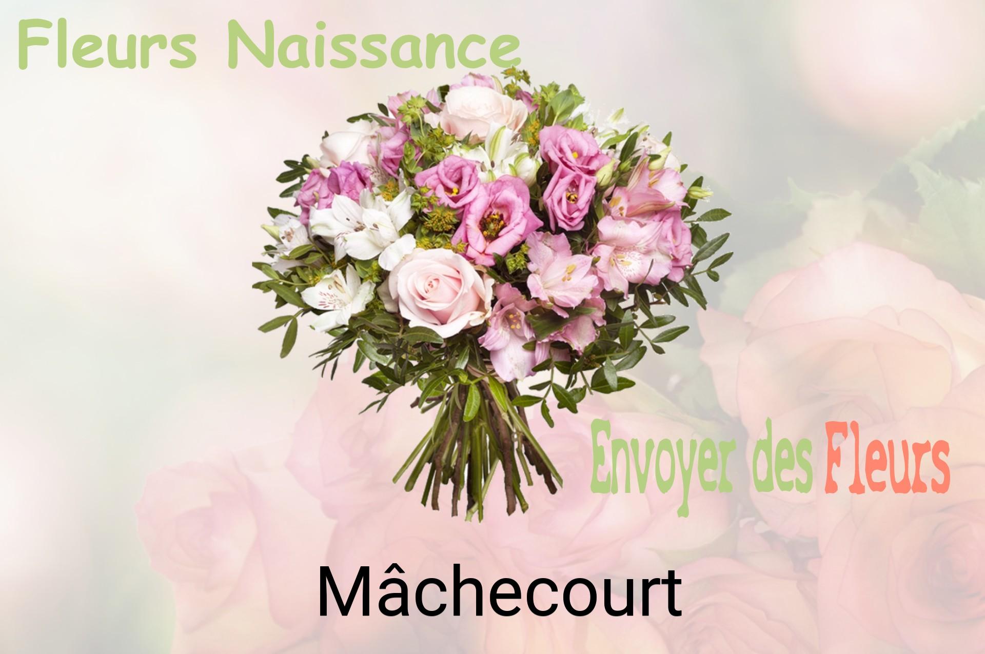 Bouquet de fleurs de naissance livré à Mâchecourt